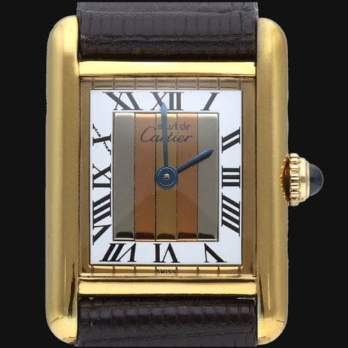 Montre Cartier Tank Vermeil - Montre femme à quartz 58 Facettes MT43486