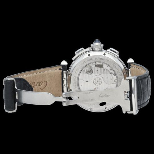 Montre Cartier Pasha - Montre chronographe automatique en acier 42 mm 58 Facettes MT44021