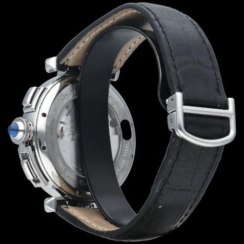 Montre Cartier Pasha - Montre chronographe automatique en acier 42 mm 58 Facettes MT44021