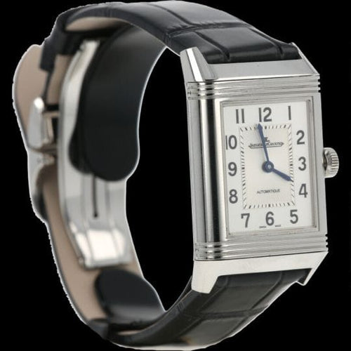 Montre Jaeger-LeCoultre Reverso - Montre Classic Medium Duetto en acier 58 Facettes MT43592