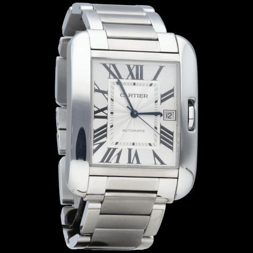 Montre Cartier Tank Anglaise XL - Montre homme automatique en acier 58 Facettes MT44066