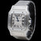 Montre Cartier Santos Galbée XL - Montre automatique femme en acier 58 Facettes MT44079