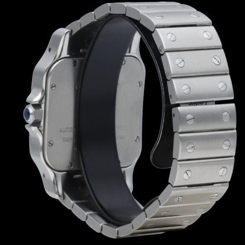 Montre Cartier Santos Galbée XL - Montre automatique femme en acier 58 Facettes MT44079