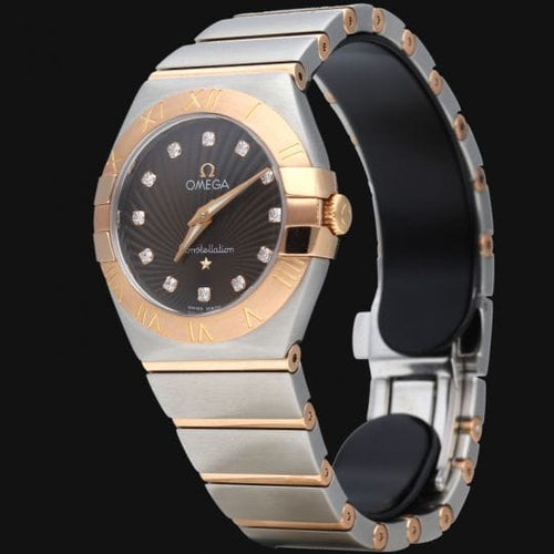 Montre Omega Constellation - Montre femme 27 mm en or jaune et acier 58 Facettes MT43995