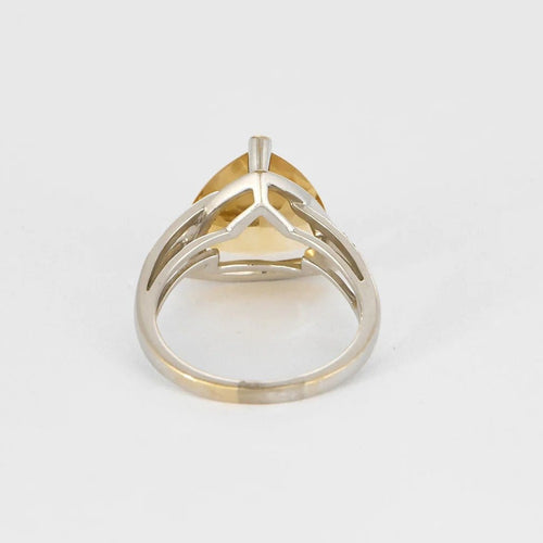 Bague 55 Mauboussin - Mes couleurs à toi - Bague en or blanc et citrine, diamants 58 Facettes B250492