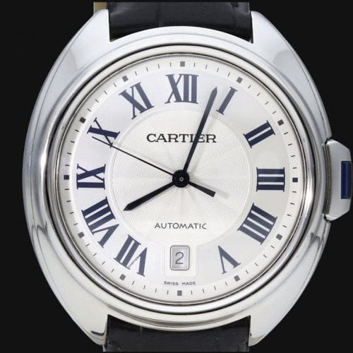 Montre Cartier Clé de Cartier - Montre automatique 40 mm en acier 58 Facettes MT44001