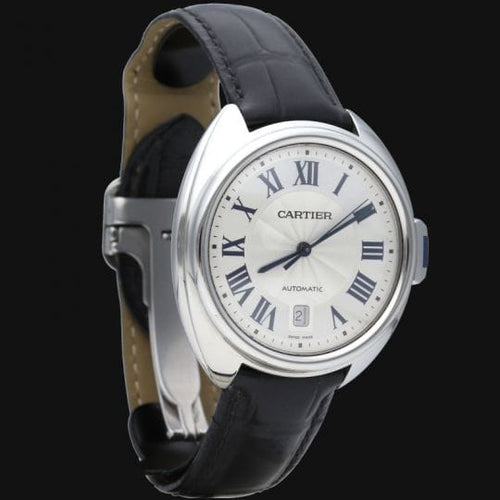 Montre Cartier Clé de Cartier - Montre automatique 40 mm en acier 58 Facettes MT44001