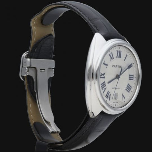 Montre Cartier Clé de Cartier - Montre automatique 40 mm en acier 58 Facettes MT44001