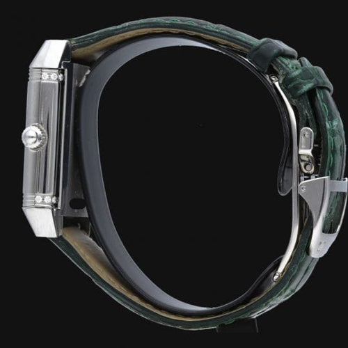 Montre Jaeger-LeCoultre Reverso Classic - Montre Medium Duetto en acier 58 Facettes MT44186