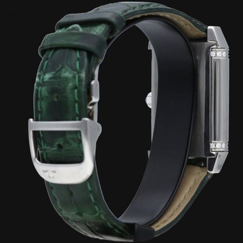 Montre Jaeger-LeCoultre Reverso Classic - Montre Medium Duetto en acier 58 Facettes MT44186