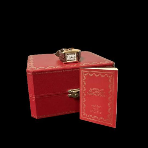 Montre Cartier Tank Vermeil - Montre femme à quartz plaqué or 58 Facettes MT43332