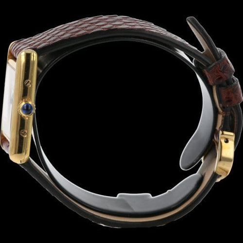 Montre Cartier Tank Vermeil - Montre femme à quartz plaqué or 58 Facettes MT43332