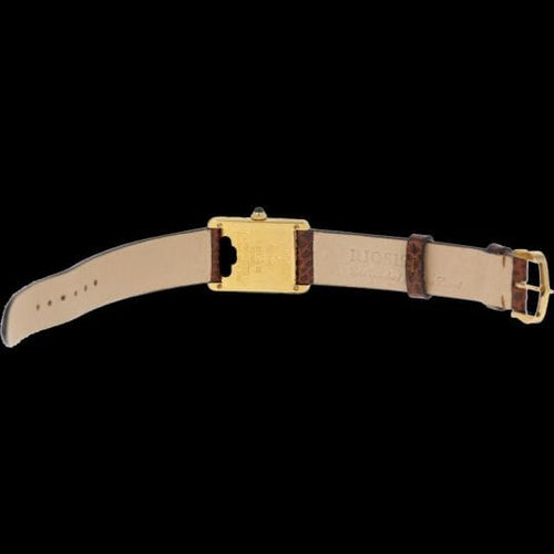 Montre Cartier Tank Vermeil - Montre femme à quartz plaqué or 58 Facettes MT43332