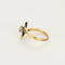 Bague 53 Bague en or jaune et blanc, diamants 58 Facettes B250579
