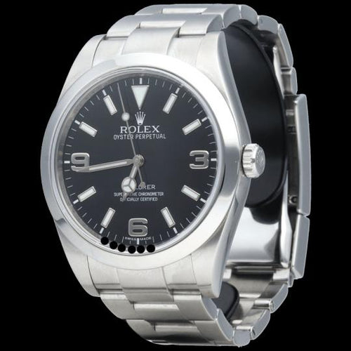 Montre Rolex Explorer - Montre automatique homme/femme en acier 39 mm 58 Facettes MT44155