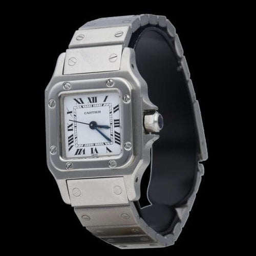 Montre Cartier Santos - Montre femme en acier 23 mm 58 Facettes MT44282
