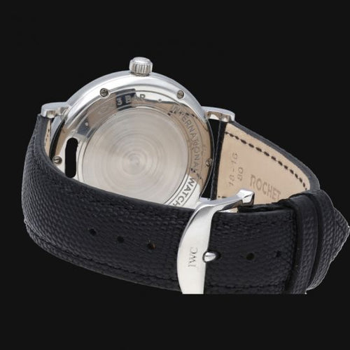 Montre IWC Portofino - Montre automatique 37 mm en acier 58 Facettes MT43608