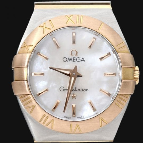 Montre Omega Constellation - Montre femme 27 mm en or jaune et acier 58 Facettes MT43991