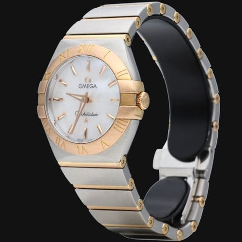 Montre Omega Constellation - Montre femme 27 mm en or jaune et acier 58 Facettes MT43991