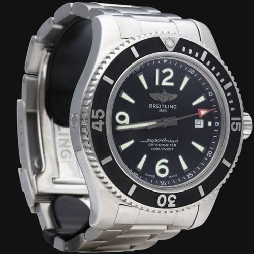 Montre Breitling Superocean - Montre automatique 44 mm en acier 58 Facettes MT43463