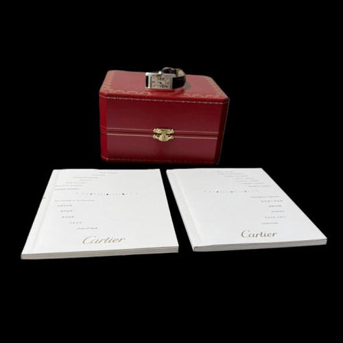 Montre Cartier Tank Américaine - Montre femme en or blanc quartz 58 Facettes MT44190