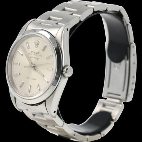 Montre Rolex Air-King - Montre homme automatique en acier 34 mm 58 Facettes MT43446