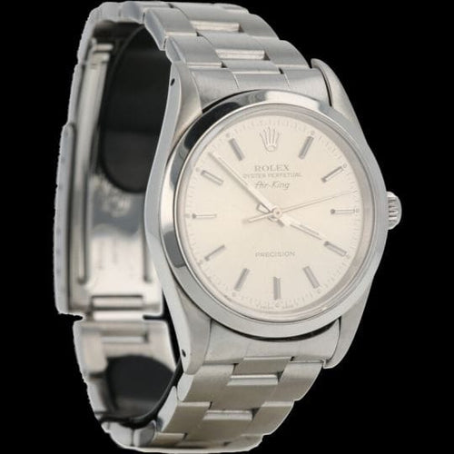Montre Rolex Air-King - Montre homme automatique en acier 34 mm 58 Facettes MT43446