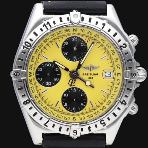 Montre Breitling Chronomat GMT - Montre homme automatique en acier 39 mm 58 Facettes MT43443