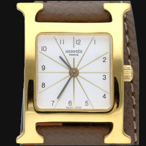 Montre Hermès Heure H - Montre femme quartz 25 mm 58 Facettes MT42922