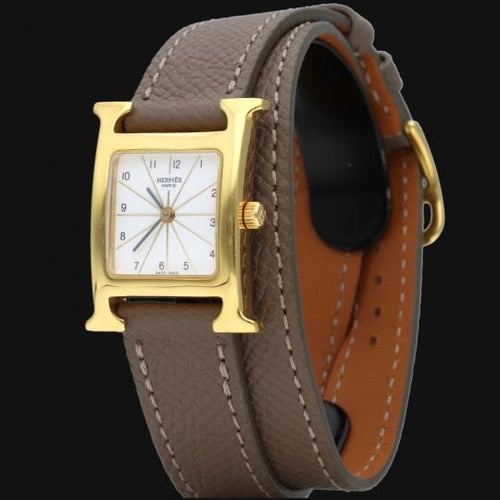 Montre Hermès Heure H - Montre femme quartz 25 mm 58 Facettes MT42922