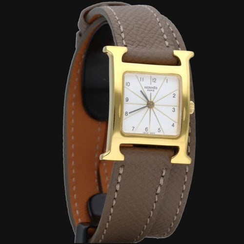 Montre Hermès Heure H - Montre femme quartz 25 mm 58 Facettes MT42922