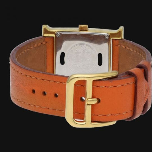 Montre Hermès Heure H - Montre femme quartz plaqué or 21 mm 58 Facettes MT43551