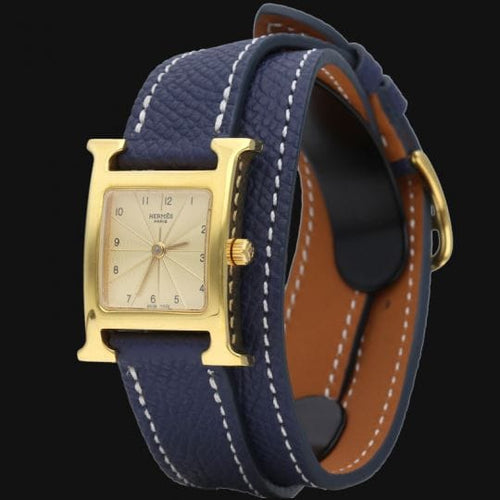 Montre Hermès Heure H - Montre femme quartz 25 mm 58 Facettes MT43496