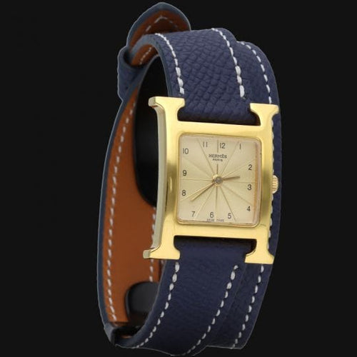 Montre Hermès Heure H - Montre femme quartz 25 mm 58 Facettes MT43496