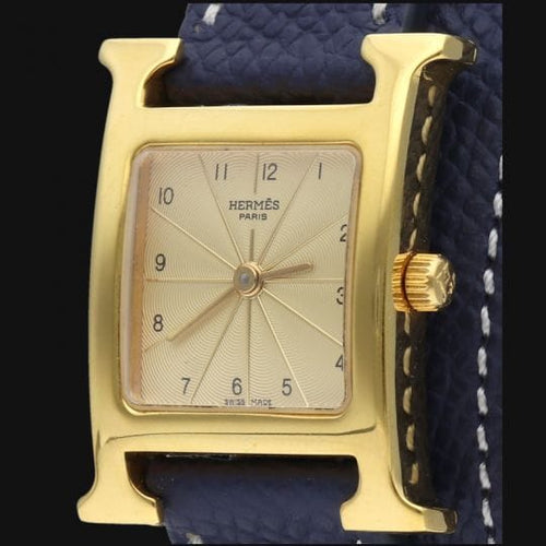 Montre Hermès Heure H - Montre femme quartz 25 mm 58 Facettes MT43496