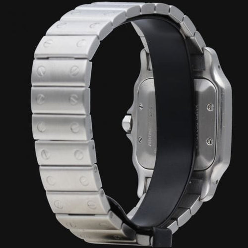 Montre Cartier Santos Galbée - Montre femme automatique en acier 29 mm 58 Facettes MT43424