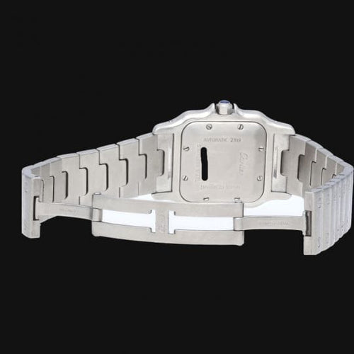 Montre Cartier Santos Galbée - Montre femme automatique en acier 29 mm 58 Facettes MT43424