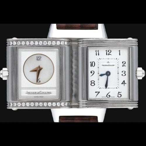 Montre Jaeger-LeCoultre Reverso Duetto - Montre femme en acier 58 Facettes MT44223