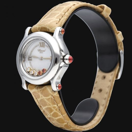 Montre Chopard Happy Sport Mini - Montre femme quartz 26 mm acier 58 Facettes MT43563