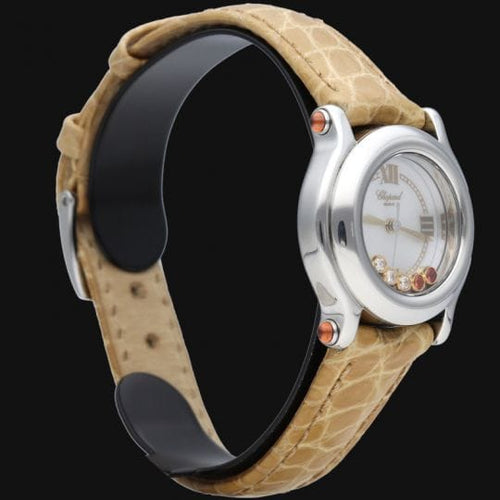 Montre Chopard Happy Sport Mini - Montre femme quartz 26 mm acier 58 Facettes MT43563