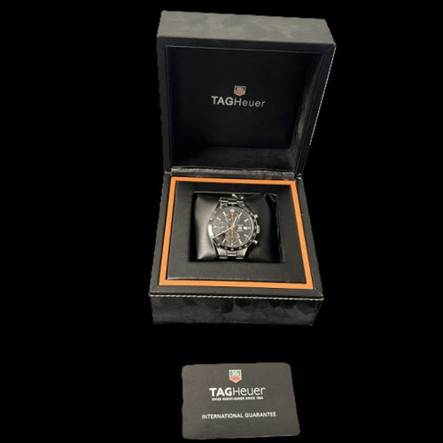 Montre TAG Heuer Carrera - Montre chronographe Calibre 16 en acier 58 Facettes MT44520