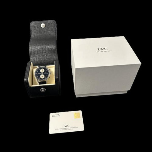 Montre IWC Portuguese Chronograph - Montre automatique homme en acier 58 Facettes MT44462