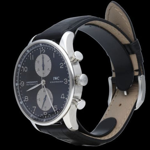 Montre IWC Portuguese Chronograph - Montre automatique homme en acier 58 Facettes MT44462