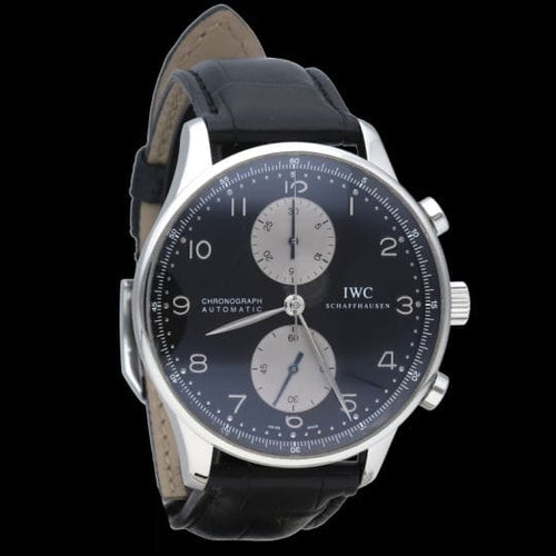 Montre IWC Portuguese Chronograph - Montre automatique homme en acier 58 Facettes MT44462