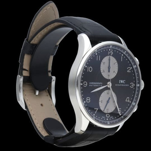 Montre IWC Portuguese Chronograph - Montre automatique homme en acier 58 Facettes MT44462