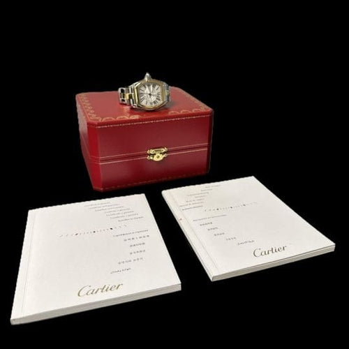 Montre Cartier Roadster - Montre automatique homme en or jaune et acier 58 Facettes MT44397