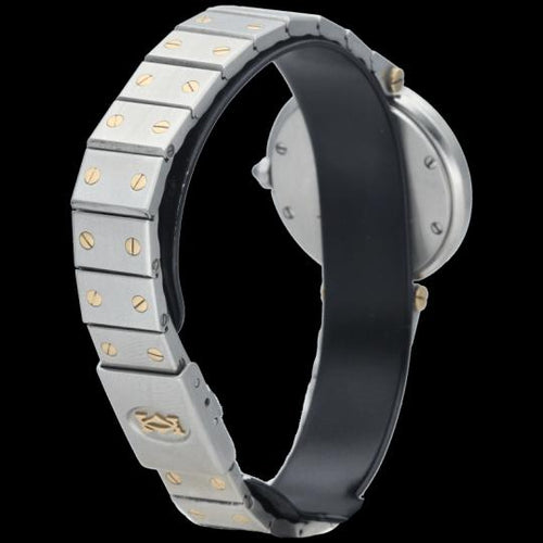 Montre Cartier Santos - Montre ronde quartz en or jaune et acier 58 Facettes MT44395