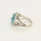 Bague 54.5 Mauboussin  Tellement Subtile pour Toi bague en or blanc, aigue marine, saphirs et améthyste 58 Facettes B250515
