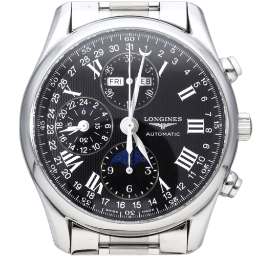Montre Longines - Montre Master Collection Calendar Moonphase Chronograph 58 Facettes MT44466