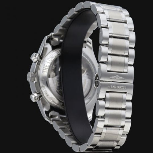 Montre Longines Master Collection - Montre chronographe calendrier phase de lune 58 Facettes MT44466